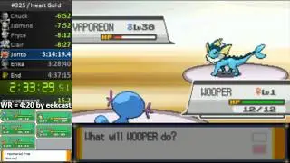Pokemon Heart Gold 4:15 Speedrun Glitchless
