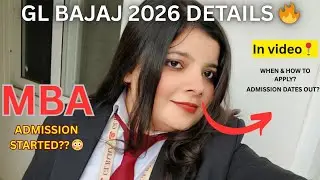 GL Bajaj Admission 2026 Started?? 😱 | MBA Admission Process, Dates, & Direct Admission Details
