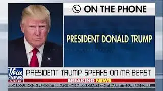 Donald Trump denounces the claims that MrBeast is the Antichrist