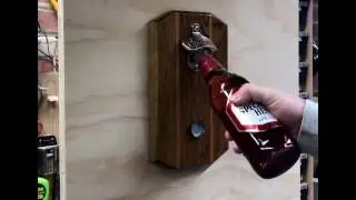 Bottle opener with magnetic top catcher