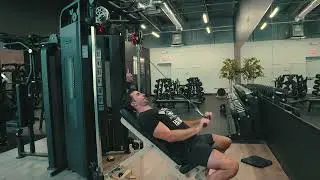 Incline Bench Tricep Pushdown (Straight Bar)