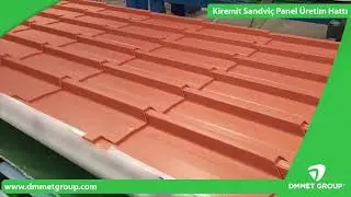 Metal Sandwich Kiremit Panel Makinası - Roof Tile Sandwich Panel Line