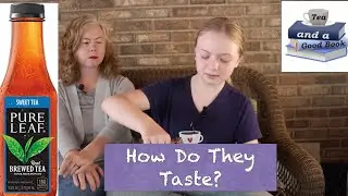 Emma Tries  canned Arizona Tea Arnold Palmer and Pure Leaf Sweet Tea