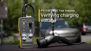 Fluke FEV100 EVSE Test Adapter | Verifying charging voltage