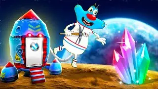 Roblox Oggy Discover Rarest Planet With Jack In Rocket Rush | Rock Indian Gamer |