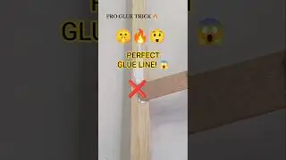 Perfect Wood Glue Line Every Time! 😱 Pro Edge Trick 💪#shorts #woodworking #diy #viral #tricks