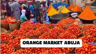 ORANGE MARKET ABUJA I CURRENT COST OF FOODSTUFF+$300 WORTH OF FOODSTUFF I BIGGEST FOOD MARKET ABUJA