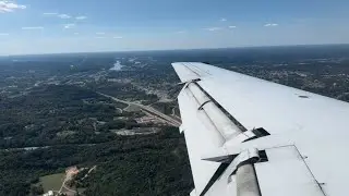 Contour Embraer ERJ-145 Approach & Landing Mid-Ohio Valley Regional Airport - Parkersburg, WV (PKB)