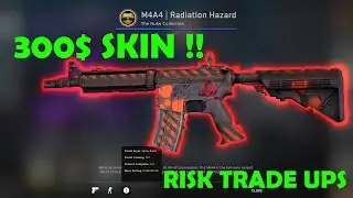 HIGH RISK HIGH REWARD CSGOTRADE UP  +300$ PROFIT