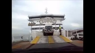 Driving Aboard Spirit of Tasmania II Port Melbourne