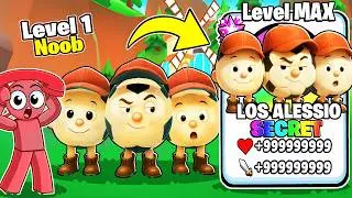 Unlocking Max Level OP SECRET LOS ALESSIO in Brainrot Evolution