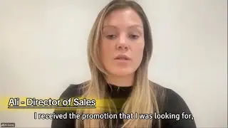 Holistic Sales Mentoring Testimonial by Ali - Director for Sales