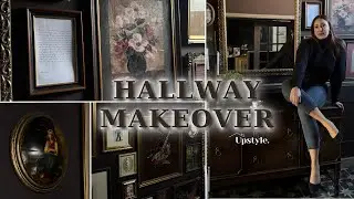 Moody Victorian Hallway Makeover on a Budget | DIY Gallery Wall Transformation! Frenchic Project