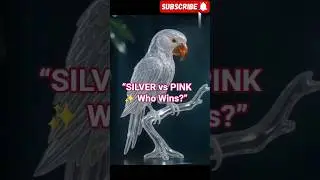 Crystal Parrots Fusion ✨ | Silver & Pink Gem Magic! #birds