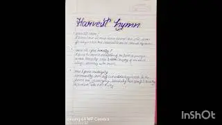 Class 8|| NCERT || ENGLISH || LEARNER'S DIARY|| CHAPTER|| HARVEST HYMN||●