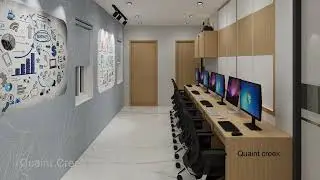 Office Interiors #interiordesign #interior #hyderabad #work #design #madinaguda #quaintcreek #3d #ca