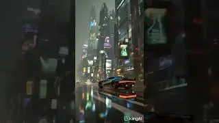 Insane Ferrari 296 GT3 Evo Neon City Chase! ⚡🏎️ #Shorts