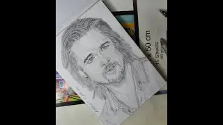 Hobim karakalem #pencildrawing #yeni #BRAD PİTT #adım adım gölğendirme #Ahmet kartal 