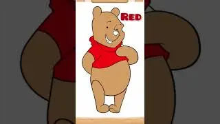 Superstar Learning | SHORT Coloring Winnie the Pooh on the Disney Coloring World App!