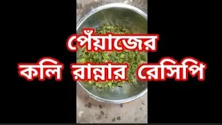পেঁয়াজের কলি রান্নার রেসিপি।।peyajer koli rannar recipe 