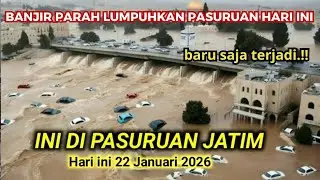 Banjir Besar Rendam Pasuruan, Ribuan Rumah Terdampak Akibat Luapan Sungai Rejoso