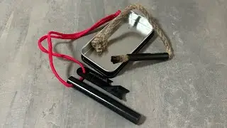 RKR outdoor fire kit ferro rod opening and review