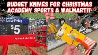 Amazing Budget Knives For Christmas at Academy Sports & WalMart!