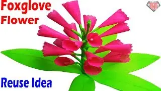 How To Make Foxglove Flower Using Carry Bag