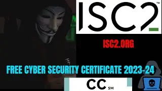 Freecyber security 2023-24 |Certified in Cybersecurity (CC)| ISC2
