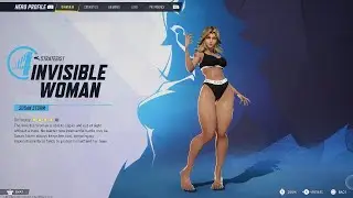 Invisible Woman in Black Underwear | Marvel Rivals Mod Showcase