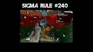 SIGMA RULE FREE FIRE 😎 | FF | #sigmarule #freefire