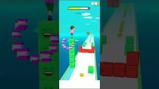 Cube Surfer 3D games Gameplay #short #youtubeshorts #viralvideo #cubesurfer