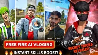 Free Fire AI Vlog Editing Tutorial 🔥 Viral FF Short Editing Tutorial | FF AI Edit Tips YFYT