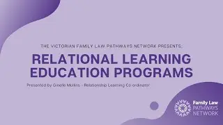 Relational Learning Education Programs