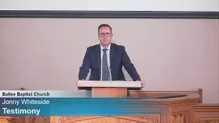 Testimony Of Jonny Whiteside