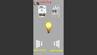 2 way switch neutral face wiring #trending #switch #short