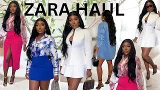 HUGE ZARA TRY ON HAUL | SPRING HAUL | FATIMLUXE