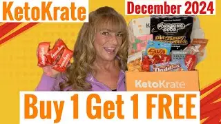 We Hit The JACKPOT | Keto Krate December 2024 Buy 1 Get 1 FREE ​#ketokrate #keto #snackbox $10 off