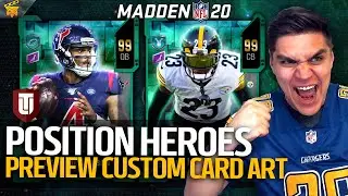 Position Heroes Preview! Custom Card Concepts!! | Madden 20 Ultimate Team