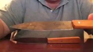 Opinel 102 carbon steel paring knives