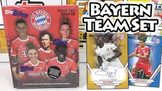 *NEW* Topps 2022/23 Bayern Munich TEAM SET Box Opening | Guaranteed Numbered Parallel Card