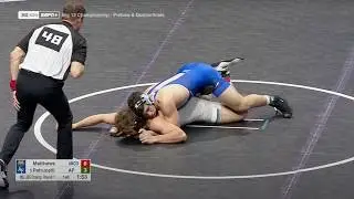 165lbs Giano Petrucelli (Air Force) vs Derek Matthews (Northern Colorado)