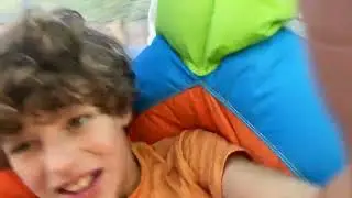 I escaped a deflating bouncy house