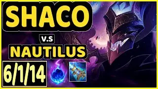 PINK WARD (SHACO) vs NAUTILUS - 6/1/14 KDA BOTTOM SUPPORT GAMEPLAY - NA Ranked DIAMOND