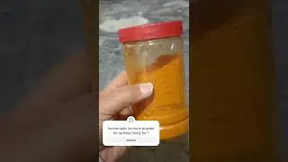 Turmeric powder recipe #homemakingtips #angezavlog #vlog #subscribe #turmeric #viral