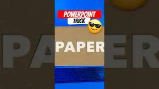 How to Make a PAPER CUTOUT effect in PowerPoint 🔥