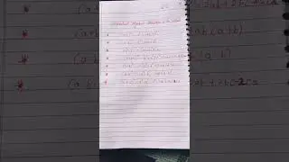 Basic Algebraic formula