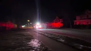 Brand New Engine 20 responding to a 1st Due 2nd Alarm Barn Fire!!