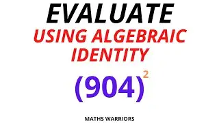 Evaluate Using Algebraic Identity | Step-by-Step Tutorial