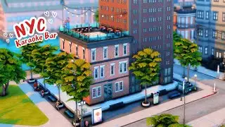 NYC Karaoke Bar | The Sims 4 Speed Build